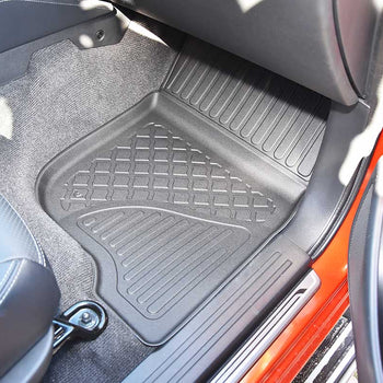 Tappetini auto a vaschetta Mitsubishi L200, fabbricazione 06.2015 - presente, carrozzeria pick-up doppia cabina | 603495