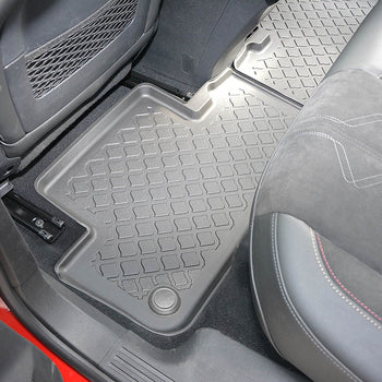 Tappetini auto a vaschetta Citroen DS 7 Crossback E-Tense, fabbricazione 01.2019 - presente, carrozzeria suv non corrisponde alla versione con tunnel mediano sulla fila dei 2 posti | 603910