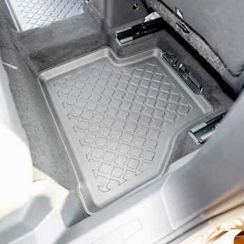 Tappetini auto a vaschetta Volkswagen Caddy, fabbricazione 11.2020 - presente, carrozzeria van 5-7 posti, senza terza fila | 603886