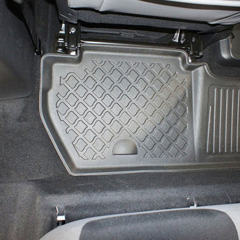 Tappetini auto a vaschetta Peugeot Partner II, fabbricazione 2008 - 08.2018, carrozzeria van 5-7 posti, senza terza fila | 602920