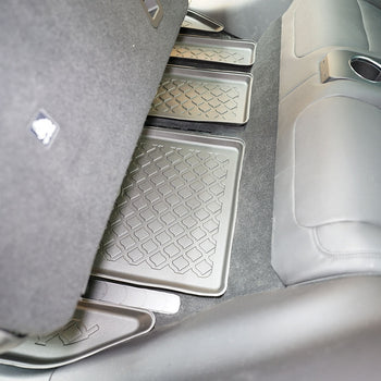 Tappetini auto a vaschetta Tesla Model X Facelift, fabbricazione 01.2021 - presente, carrozzeria suv 5-7 posti, 2a e 3a fila | 683875