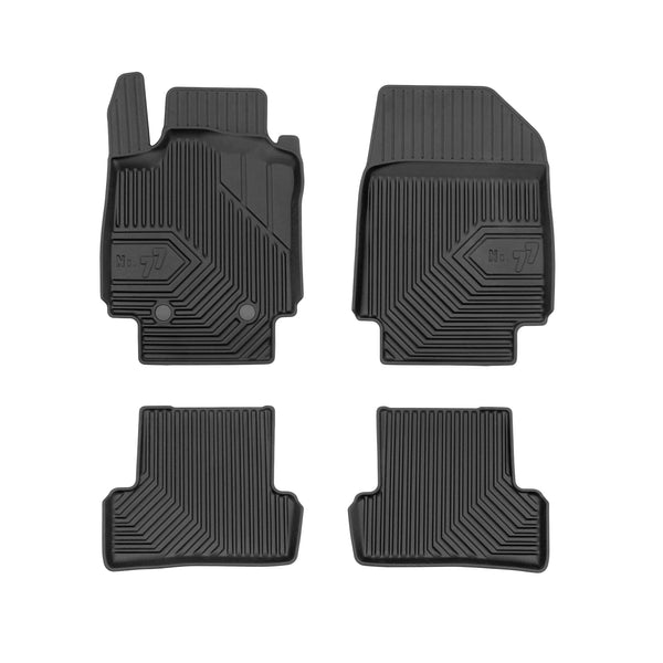 Tappetini auto a vaschetta Renault Clio III, fabbricazione 01.2008 - 02.2013, carrozzeria auto famigliare | 77409651