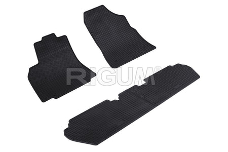 Tappetini auto in gomma Citroen Berlingo II, fabbricazione 2008 - 08.2018, carrozzeria van 5 posti | 900354