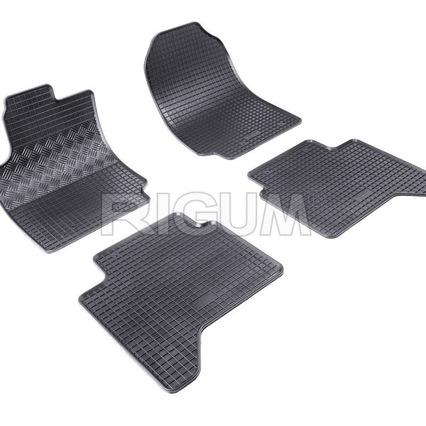 Tappetini auto in gomma Ford Ranger, fabbricazione 12.2015 - 10.2022, carrozzeria pick-up | 900941