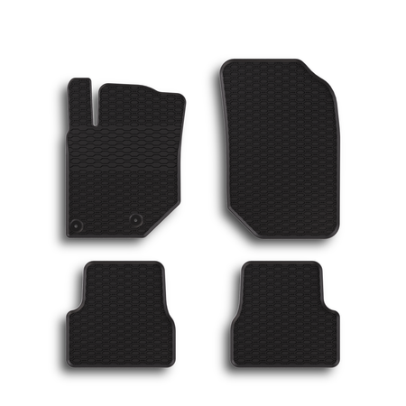 Tappetini auto in gomma Citroen C4 X, fabbricazione 10.2022 - 2024, carrozzeria suv | 901