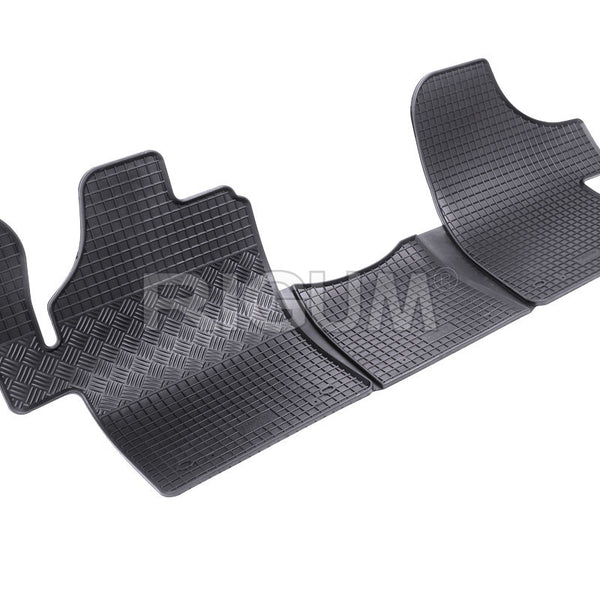 Tappetini auto in gomma Mercedes Vito W639, fabbricazione 08.2003 - 09.2014, carrozzeria van 2-3 posti | 901634