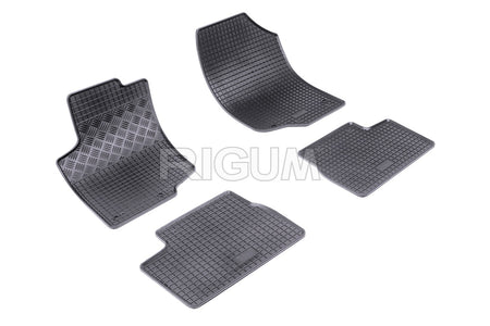 Tappetini auto in gomma Peugeot 207, fabbricazione 2006 - 2012, carrozzeria hatchback | 902020