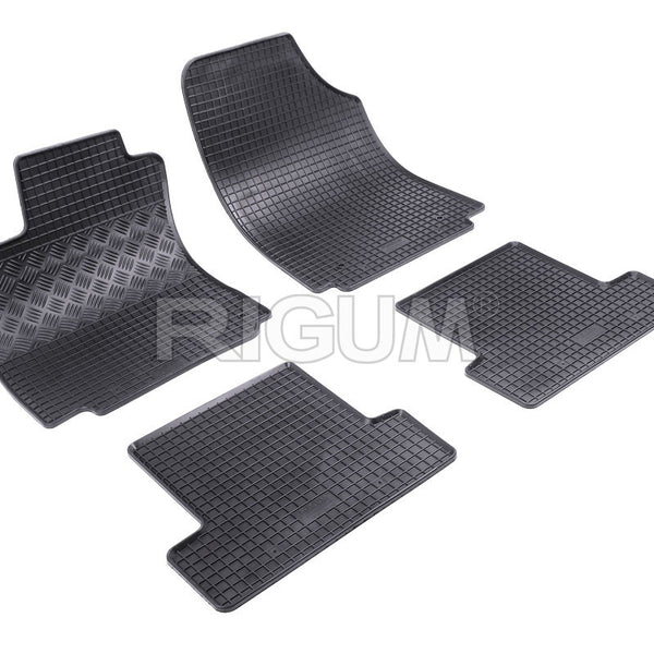 Tappetini auto in gomma Renault Megane III, fabbricazione 11.2008 - 12.2015, carrozzeria hatchback | 902167