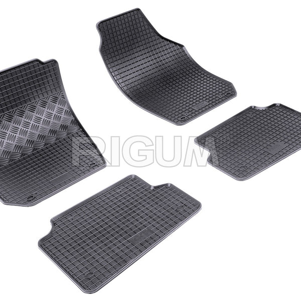 Tappetini auto in gomma Skoda Fabia II, fabbricazione 03.2007 - 10.2014, carrozzeria berlina | 902358