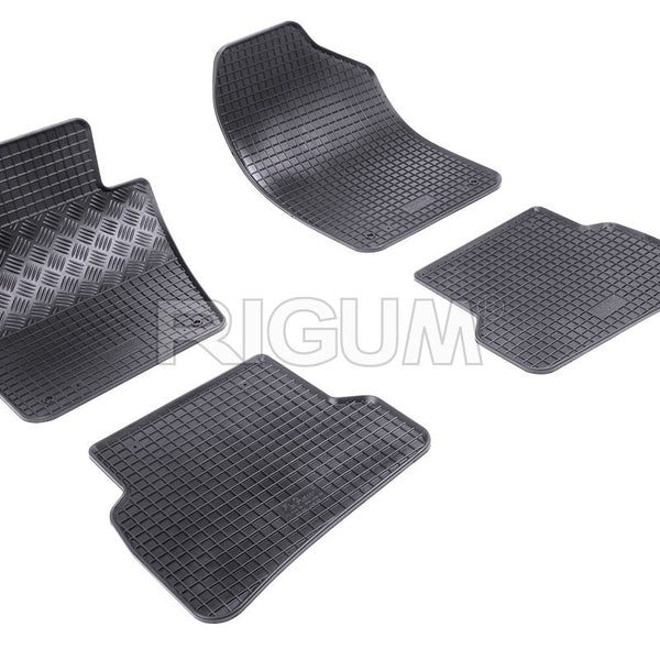 Tappetini auto in gomma Skoda Fabia III, fabbricazione 11.2014 - 08.2021, carrozzeria hatchback | 902730