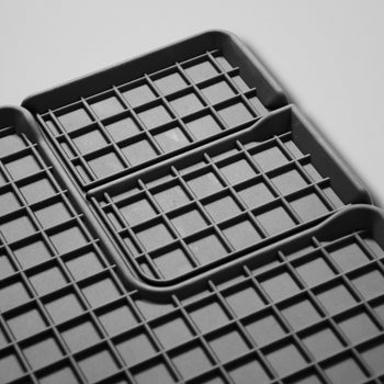 Tappetini auto in gomma Toyota Proace Verso, fabbricazione 01.2016 - presente, carrozzeria van terza fila | 904420