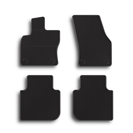 Tappetini auto in gomma Skoda Kodiaq, fabbricazione 03.2017 - 10.2023, carrozzeria suv | 904