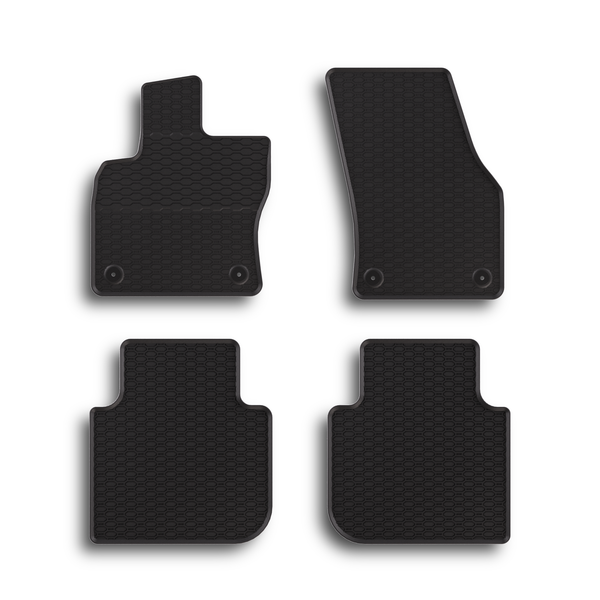 Tappetini auto in gomma Skoda Kodiaq, fabbricazione 03.2017 - 10.2023, carrozzeria suv | 904