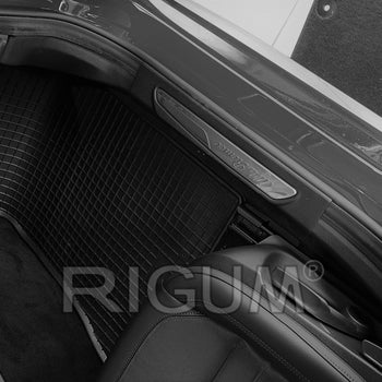 Tappetini auto in gomma Alfa Romeo Giulia, fabbricazione 06.2016 - 2019, carrozzeria berlina 4x2, cambio automatico | 905083