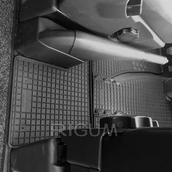 Tappetini auto in gomma Volkswagen T6 .1 Transporter, fabbricazione 2019 - presente, carrozzeria van 2-3 posti | 905274