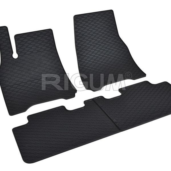 Tappetini auto in gomma Tesla Model Y, fabbricazione 08.2021 - 2024, carrozzeria suv | 905731