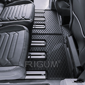 Tappetini auto in gomma Ford Tourneo Custom II, fabbricazione 2024 - presente, carrozzeria van seconda fila | 905854