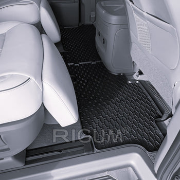 Tappetini auto in gomma Hyundai Staria, fabbricazione 2022 - presente, carrozzeria van 7 posti, 2a e 3a fila | 905922