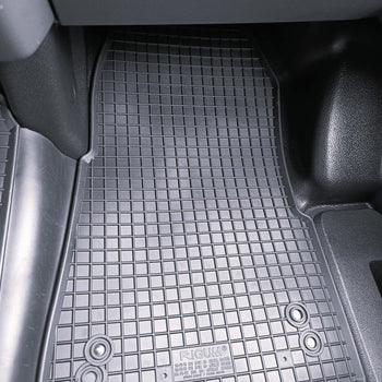 Tappetini auto in gomma Ford Transit, fabbricazione 2014 - presente, carrozzeria van 2 posti | 907001