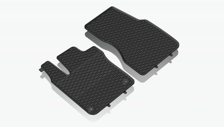 Tappetini auto in gomma Renault Twingo electric, fabbricazione 11.2020 - presente, carrozzeria hatchback tappetini per auto anteriori | 908