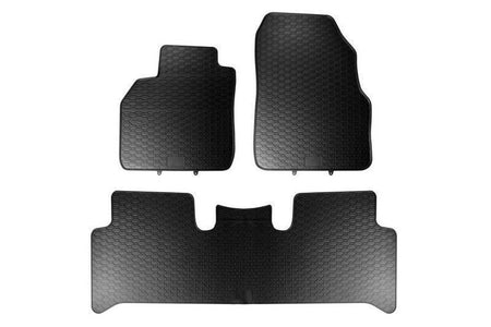 Tappetini auto in gomma Peugeot Rifter, fabbricazione 06.2018 - presente, carrozzeria van 5 posti | 918-5loc