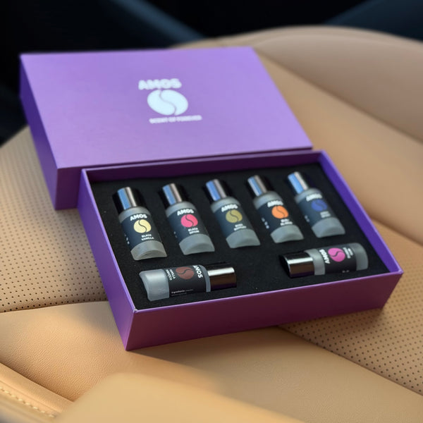 Amos Mini Purple – Set di 7 ricariche di profumo