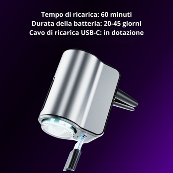 Set Amos mini Pink – diffusore di aromi grigio + set rosa con 7 ricariche di fragranze