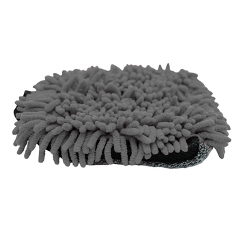 Asciugamano in microfibra ultra assorbente AMOS Powerfluff grigio 1000 GSM 60x80cm + guanto in REGALO