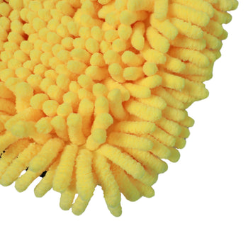 Guanto di lavaggio e pulizia in microfibra 2in1