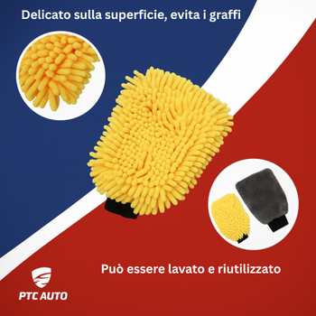 Asciugamano per auto Big Boss Arka Ride, doppio strato, 1200 GSM +guanto in omaggio