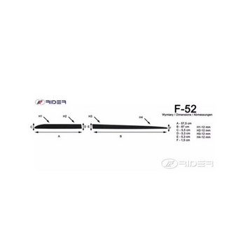 Modanatura laterale della carrozzeria Mercedes Classe V W447, fabbricazione 10.2014 - presente, carrozzeria van | F-52