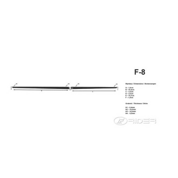 Modanatura laterale della carrozzeria Ford Edge II, fabbricazione 05.2016 - presente, carrozzeria suv | F-8