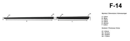 Modanatura laterale della carrozzeria Subaru Forester II, fabbricazione 09.2002 - 03.2008, carrozzeria suv | F-14