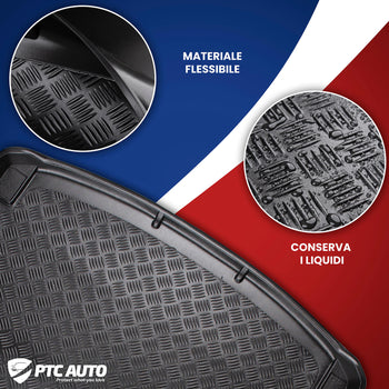 Vasche baule Jeep Renegade, carrozzeria suv, fabbricazione 09.2014 - 06.2018, con pavimento a carico variabile, non corrisponde al modello 4xe plug-in-hybrid | 192688BSC