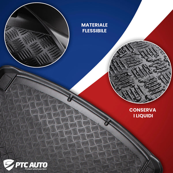 Vasche baule Mitsubishi Outlander III, carrozzeria suv, fabbricazione 09.2012 - presente, terza fila chiusa, con/senza subwoofer | 192899BSC