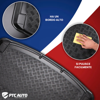 Vasche baule Seat Altea XL, carrozzeria minibus, fabbricazione 10.2006 - 08.2015, bagagliaio con pavimento in posizione inferiore | 192476BSC