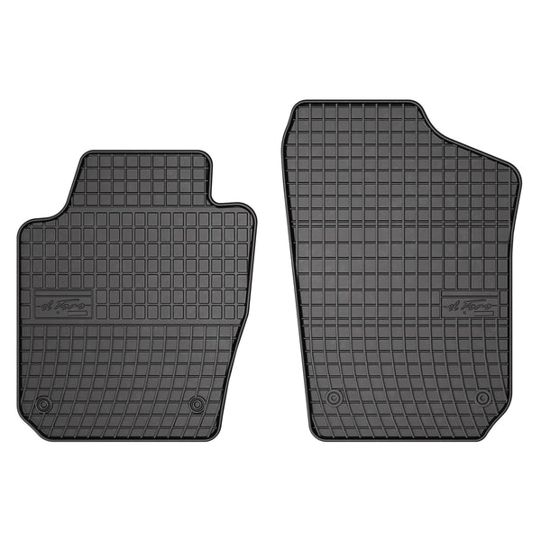 Tappetini auto in gomma Skoda Fabia III, fabbricazione 11.2014 - 08.2021, carrozzeria hatchback prima fila | ET0404P