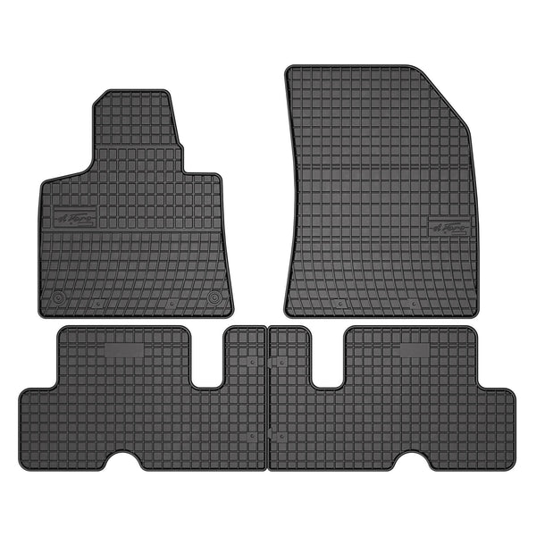 Tappetini auto in gomma Citroen C4 Grand Picasso II, fabbricazione 09.2013 - 06.2022, carrozzeria van prima fila e seconda fila | ET0648