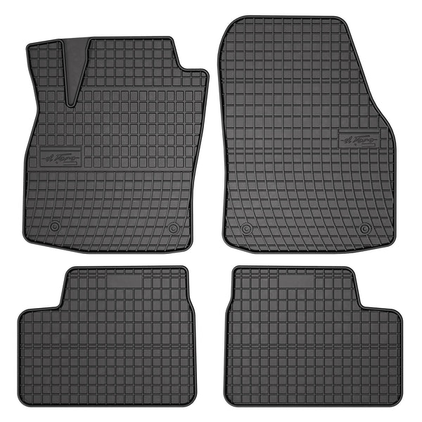 Tappetini auto in gomma Opel Astra H, fabbricazione 2004 - 12.2014, carrozzeria berlina | ET0694