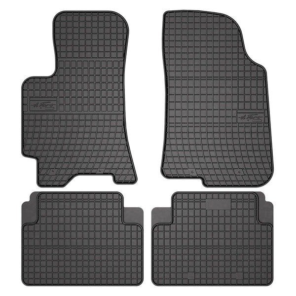 Tappetini auto in gomma Daewoo Lanos, fabbricazione 1997 - 2004, carrozzeria berlina | ET0704
