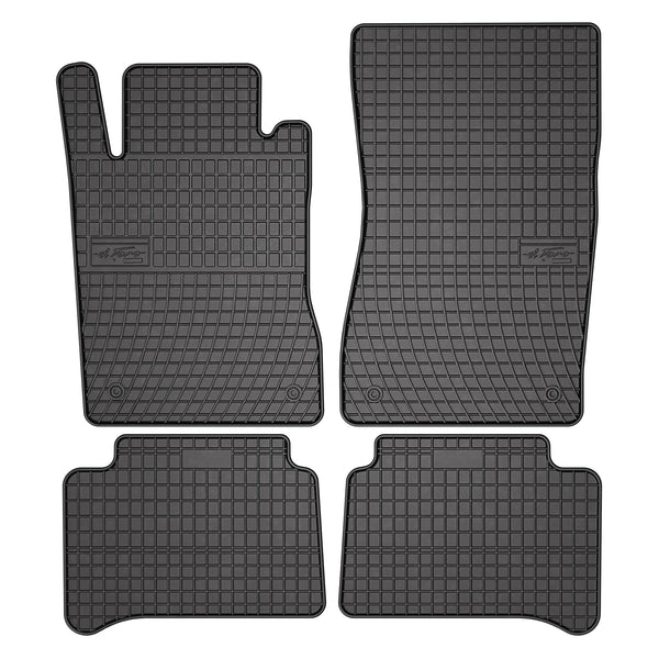 Tappetini auto in gomma Mercedes Classe E W211, fabbricazione 2003 - 10.2009, carrozzeria auto famigliare | ET0780