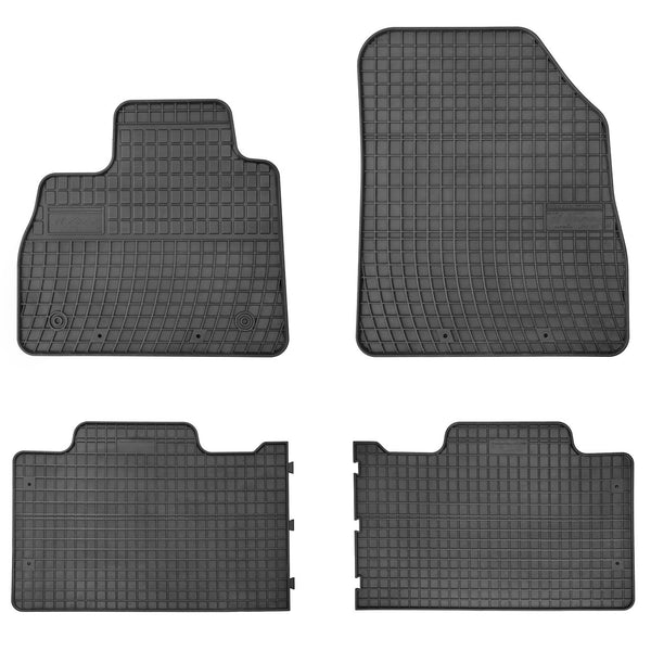Tappetini auto in gomma Renault Espace V, fabbricazione 04.2015 - 03.2023, carrozzeria van | ET546887