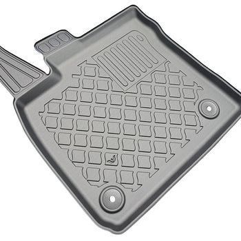 Tappetini auto a vaschetta Ford Transit Courier II, fabbricazione 06.2014 - presente, carrozzeria van 2 posti, set completo per sedili anteriori | 654056