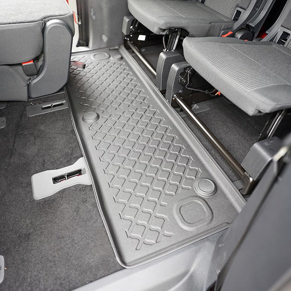 Tappetini auto a vaschetta Ford Tourneo Connect III, fabbricazione 05.2022 - presente, carrozzeria van 7 posti, terza fila | 693891