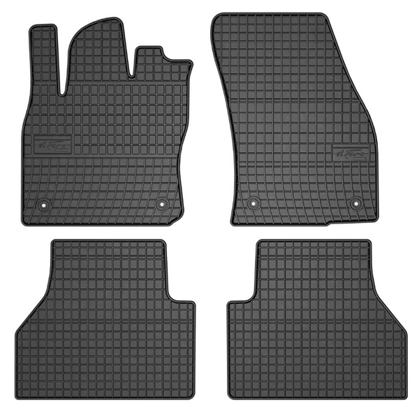 Tappetini auto in gomma Ford Tourneo Connect III, fabbricazione 05.2022 - presente, carrozzeria van | ET411685