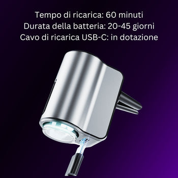 Set Diffusore di aromi AMOS mini GRIGIO + 3 fragranze IN REGALO