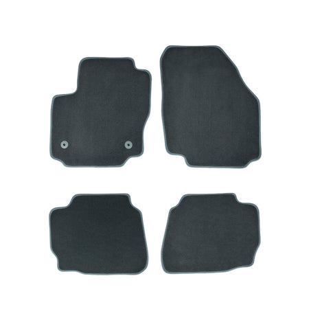 Tappetini auto in moquette (nero) Jeep Grand Cherokee IV, fabbricazione 10.2010 - 2013, carrozzeria suv prima del facelift, sistema di fissaggio tondo | 1030154GRAY