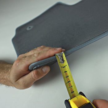 Tappetini auto in moquette (nero) Jaguar XF, fabbricazione 2008 - 08.2015, carrozzeria berlina facelift, sistema di fissaggio tondo | 1029254GRAY