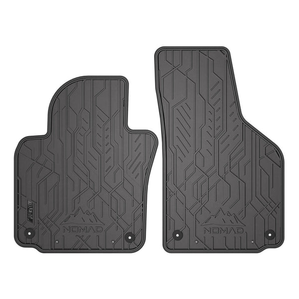 Tappetini in gomma anteriori Seat Leon II 1P, fabbricazione 07.2005 - 2012, carrozzeria hatchback (2 pz.) | ND0361