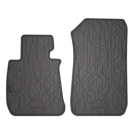 Tappetini in gomma anteriori BMW Serie 3 E91, fabbricazione 09.2005 - 11.2012, carrozzeria auto famigliare senza x-drive (2 pz.) | ND0661